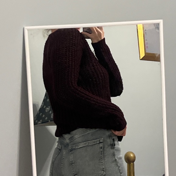 Purple knit sweater - Picture 1 of 4